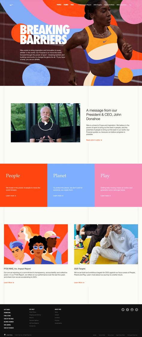 Colorful Website, Breaking Barriers, Website Design Layout, Modern Website, Website Layout, Web Layout, Website Inspiration, Website Design Inspiration, Design Website