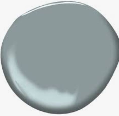 Benjamin Moore Cloudy Sky 2122-30 paint color swatch - try this blue-gray for a sophisticated, strong and rich look. #cloudysky #benjaminmoorecloudysky Benjamin Moore Cloudy Sky, Blustery Sky, Behr Blue, Grey Painted Kitchen, Paint Color Swatches, Benjamin Moore Blue, Blue Gray Paint Colors, Blue Gray Paint, New Paint Colors