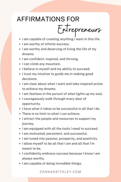 Powerful Self Affirmations, Affirmation For Dream Life, Empowering Mantras, Self Trust Affirmation, Presentation Affirmations, Affirmations For Creative Entrepreneurs, Stability Affirmations, Believe In Yourself Affirmations, Knowledge Affirmations