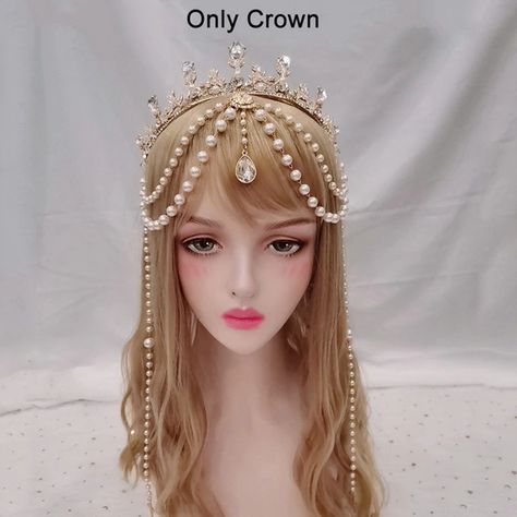 Angel Head Accessories, Angel Accessories Costume, Sun Tiara, Baroque Accessories, Angelic Accessories, Baroque Tiara, Goddess Accessories, Rosé Angel Wings, Angel Crown