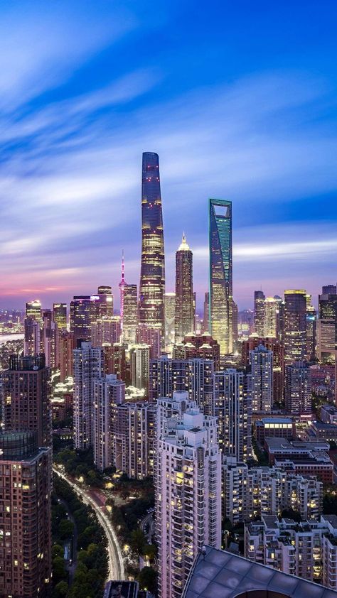 Shanghai,China Shanghai Skyline, Shanghai Tower, City Life Photography, City Shoot, China City, Dubai Aesthetic, Shanghai China, City Wallpaper, City Landscape