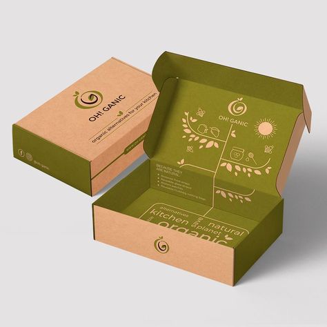 Organic Packaging Design, Soap Box Packaging, Organic Food Packaging, Kraft Box Packaging, Subscription Box Design, Packaging Design Beauty, Habbo Hotel, Organic Packaging, Kraft Packaging