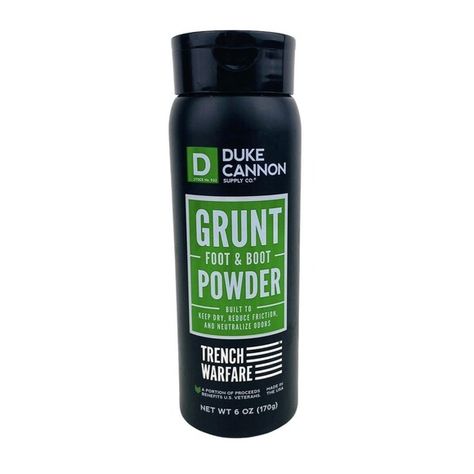 Duke Cannon Grunt Foot & Boot Powder 6 oz Discontinued Menthol Eucalyptus Dry Duke Cannon, Hair Products, Next Day, Makeup, Hair, Closet, Make Up