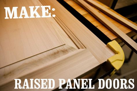 Skill Builder: How to Make Raised Panel Cabinet Doors, Part 1 - The Tools How To Make Shaker Cabinet Doors, Panel Doors Diy, Inset Cabinet Doors, Raised Panel Cabinet, Raised Panel Cabinet Doors, Panel Cabinet Doors, Diy Cabinet Doors, Router Tables, Raised Panel Doors