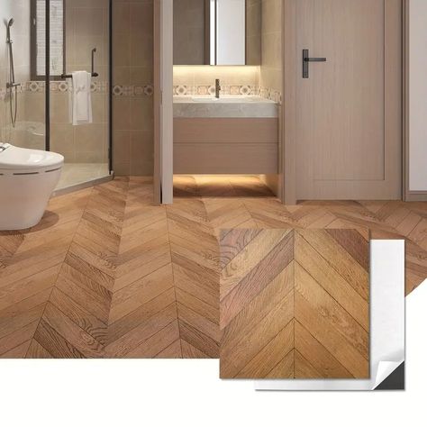 Modern Self Adhesive Waterproof Wood Flooring Plank - Temu Boho Vinyl Flooring, Kitchen Peel And Stick Flooring, Peel And Stick Wood Floor, Peel And Stick Bathroom Floor, Peel And Stick Flooring, Moody House, Peel And Stick Vinyl Flooring, Airstream Decor, Peel And Stick Floor Tile