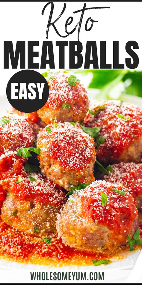 Keto Meatballs Keto Baked Meatballs, Keto Chicken Meatballs Low Carb, Keto Italian Meatballs, Keto Meatball Recipes, Meatballs Keto, Sugar Foods, Meat Board, Keto Meatballs, Carb Dishes