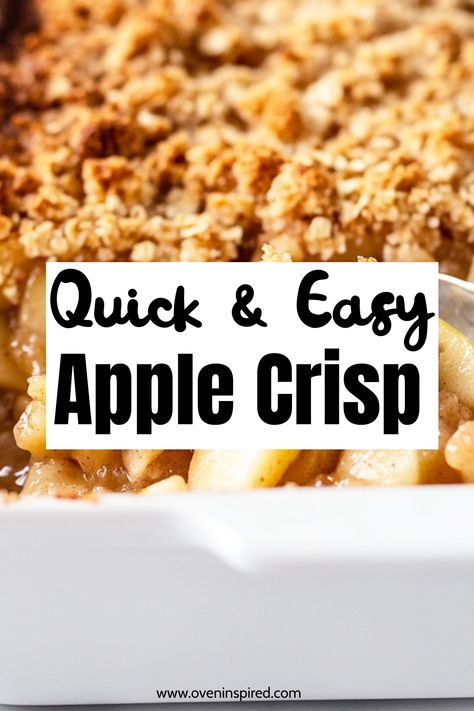 If you’re craving a cozy, nostalgic treat, this easy apple crisp recipe is just like the one my Grandma used to make. I remember how she’d let me help her in the kitchen when I was little—carefully stirring the apples and sprinkling the topping, all while sharing stories and laughter. Those moments are some of […] Apple Crisp No Oats, Homemade Apple Crisp, Apple Crisp Topping, Best Apple Crisp Recipe, Easy Apple Crisp, Apple Recipes Healthy, Best Apple Crisp, Easy Apple Crisp Recipe, Apple Desserts Easy