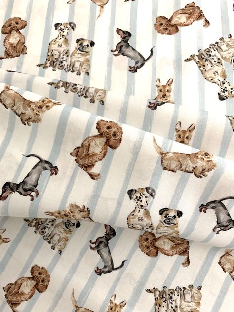 Dog Friendly Adorable print! Dog Fabric, Vintage Dog, Dog Pattern, Baby Boy Fashion, Fashion Baby, Dog Print, Dog Friendly, Dalmatian, Dog Friends