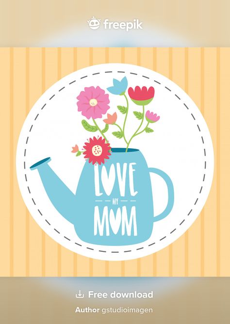 Mothers Day Illustration, Watering Can With Flowers, Flowers Mothers Day, 21st Bday Ideas, Happy Mother Day Quotes, Mother's Day Cookies, Decoracion Baby Shower, Day Illustration, Animal Print Wallpaper