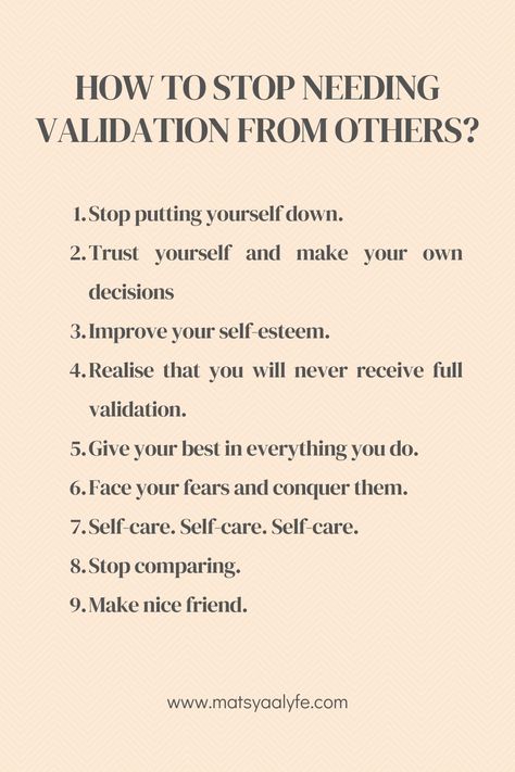 How to stop needing validation. What Is Validation, Male Validation Affirmations, Add Value To Others, Why Do I Need Validation, How To Not Need Validation, No Male Validation, Self Validation Aesthetic, Internal Vs External Validation, How To Validate Feelings