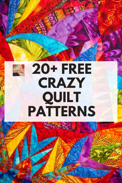 Free Crazy Quilting and Crazy Patchwork Patterns | Needlepointers.com Crazy Patchwork Ideas Free Pattern, Crazy Eight Quilt Pattern, Crazy Quilt Patterns Free, Crazy Quilt Templates Free Printable, Crazy Quilt Blocks Free Printable, Modern Crazy Quilts, Free Patchwork Quilt Patterns, Crazy Quilt Ideas, How To Make A Crazy Quilt