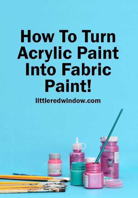 Acrylic Paint On Fabric, Fabric Paint Diy, Window Crafts, Fabric Painting Techniques, Fabric Painting On Clothes, Watercolor Fabric, Paint Diy, Acrylic Craft Paint, Painted Sticks