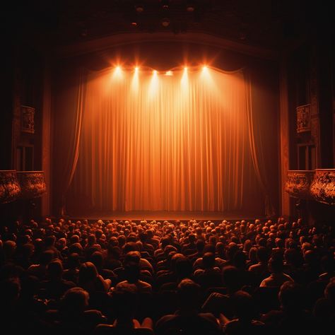 Theater Curtain Call: The #goldencurtain of a #theaterstage glows brightly, signaling an impending performance to a full house. #theater #curtain #audience #stage #performance #aiart #aiphoto #stockcake ⬇️ Download and 📝 Prompt 👉 https://stockcake.com/i/theater-curtain-call_320542_144894 Full Theatre Audience, Theatre Curtains Aesthetic, Stage With Audience, Stage Lighting Theater, Theater Audience, Call Image, Theatre Spotlight, Theater Curtains, House Theater