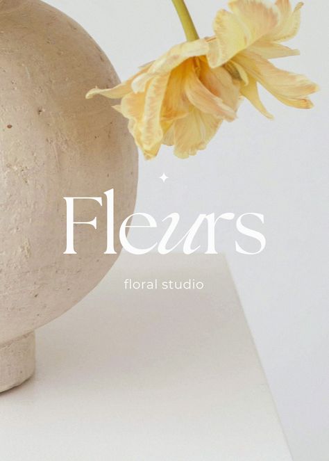 One Word Logo Design, Flowers Shop Logo Design, Flowershop Logo Ideas, Logo Flowers Design, Flower Company Branding, Floral Design Branding, Florist Design Branding, Logo Design Flower Shop, Logos With Flowers