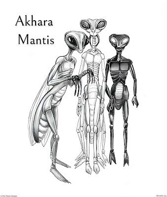 The Akara Mantis - Ancient Insectoid Alien Beings of M104 Galaxy Mantis Alien, Alien Insectoid, Aliens Aesthetic, Mantis Ship Star Wars, Mantis Alien Race, Alien Flying Creature, European Mantis, Alien Videos, Sombrero Galaxy