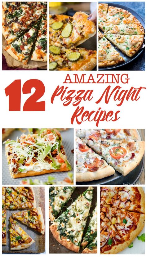 Amazing Pizza Night Ideas - Six Clever Sisters Pizza Night Ideas, Family Pizza Night, Pizza Oven Recipes, Halloween Pizza, Unique Pizza, Pizza Dinner, Night Recipes, Best Homemade Pizza, Easy Homemade Pizza