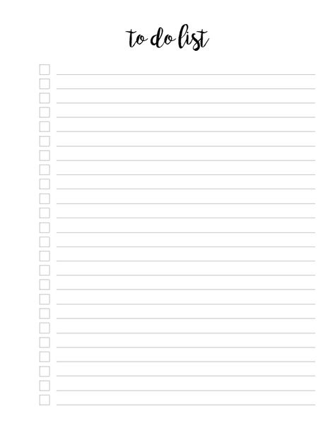 Goodnotes List Template Free, Do To List Printable, To Do List Template Printable, Good Notes List Template, Digital To Do List Template, To Do Printable Free, Blank Checklist Printable Free, Free Printable List Templates, To Do List Black And White