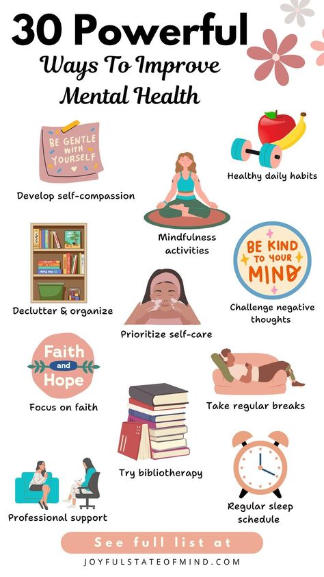 Well Being Journal, How To Take Care Your Mental Health, Good Mental Health Tips, Tips To Improve Mental Health, How To Get Peace Of Mind, How To Take Care Of Your Mental Health, Mental Health Habits, Mental Wellness Activity, How To Improve Mental Health