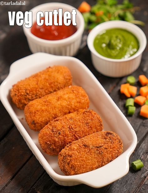 Vegetable Cutlets, Veg Cutlet Recipe, How to make Cutlet Veal Cutlet Recipes, Evening Tea Time, Veg Cutlet Recipes, Veg Cutlet, Veggie Burger Patties, Fried Snacks, Vegetable Cutlets, French Beans, Burger Bun