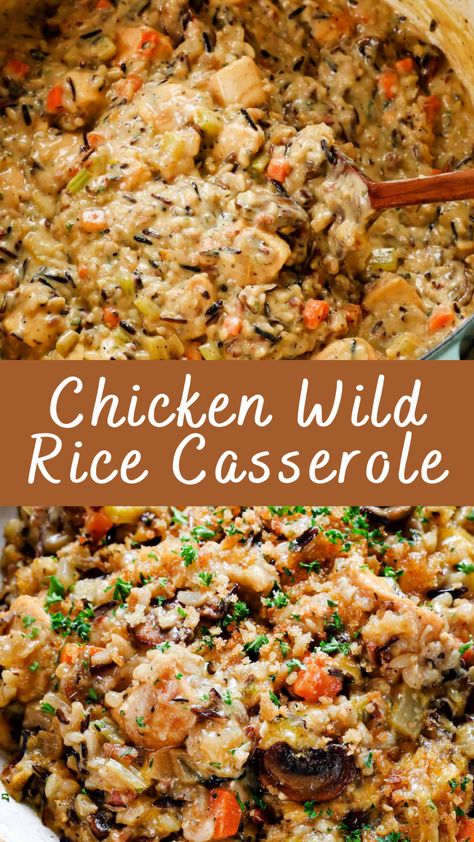 Chicken Wild Rice Casserole Recipe | Cheff Recipes Creamy Chicken And Wild Rice Casserole, Recipes With Wild Rice Healthy, Uncle Ben’s Wild Rice Chicken Casserole, Chicken And Wild Rice Casserole Healthy, Dairy Free Chicken Noodle Casserole, Gluten Free Chicken Rice Casserole, Recipes Using Wild Rice, Chicken And Vegetable Casserole Recipes, Dairy Free Chicken And Rice Casserole