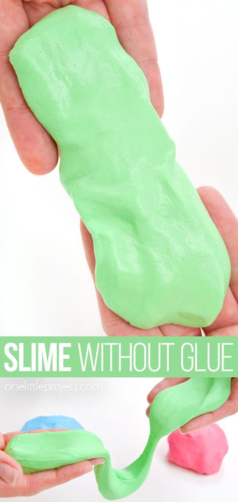 How to Make Slime Without Glue | Easy Conditioner Slime Recipe Slime Made With Conditioner, How To Make Slime With Clear Glue, Homemade Slime Without Glue, How To Make Slime With Glue Stick, Homemade Slime Recipe Without Glue, Slime Recipe With No Activator, Diy Slime Recipe Without Glue, Easy Slime No Glue, Easy No Glue Slime Recipe