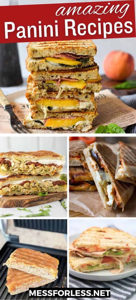 Looking for fresh sandwich ideas? Check out our collection of Panini Recipes, from classic favorites to bold, creative combos. Easy, fun, and delicious—find your next favorite today! Easy Panini Press Recipes, George Foreman Panini Recipes, Ground Beef Panini, Panini Bar Party, Panini Grill Recipes, Panini Bar, Panini Ideas, Best Panini Recipes, Panini Press Recipes