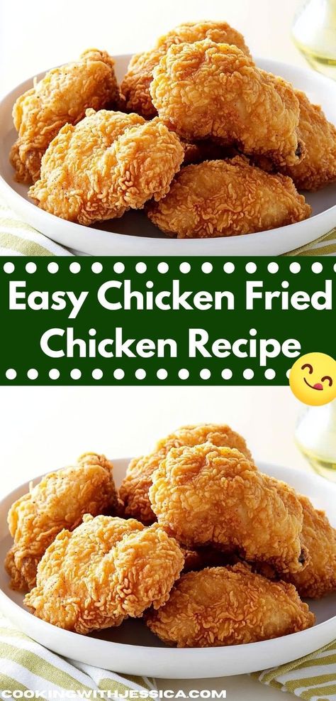 Craving a comforting meal? This Chicken Fried Chicken recipe is a flavorful twist on a classic favorite. It's easy to prepare, making it perfect for busy weeknights and family dinners. Chicken Fried Chicken Recipe, Country Fried Chicken, Chicken Fried Chicken, Easy Fried Chicken, Oven Fried Chicken Recipes, Baked Fried Chicken, Homemade Fried Chicken, Italian Sausage Soup, Fried Chicken Recipe