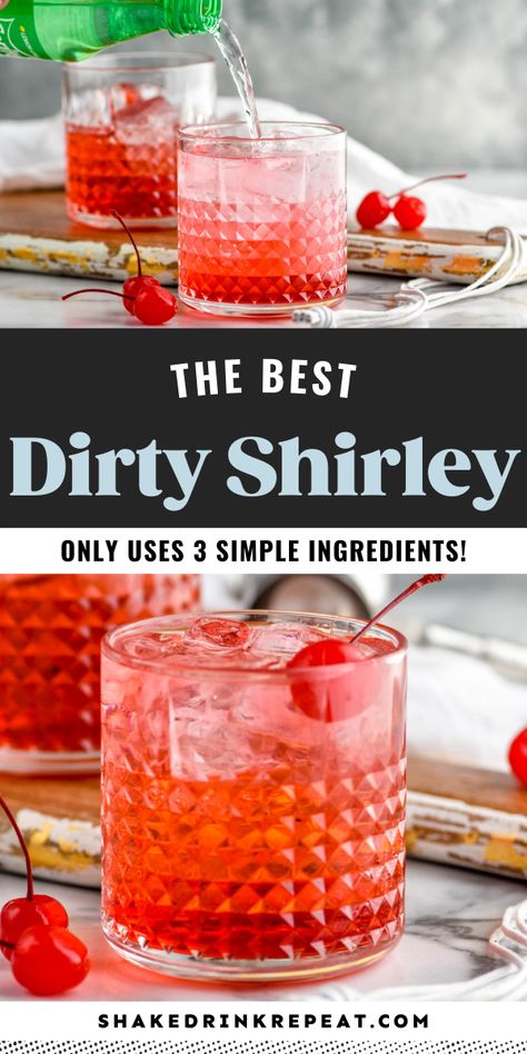 Alcoholic Shirley Temple Drink, Vodka Mixed Drinks Easy, Vodka Mixed Drink, Alcoholic Drinks Fruity, Mixed Fruity Alcoholic Drinks, Truly Vodka Cocktails, Easy Red Drinks Alcohol, Bar Mixed Drinks, East Mixed Drinks