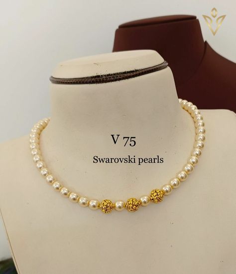 Order whatsapp 7680871433 Moti And Gold Necklace, Gold Choker With Pearls, Gold Moti Mala Designs, Nallapusalu Earrings, Pearl Necklace Designs Gold Indian, Moti Necklace Design, Pearl Chain Designs In Gold, Gold Pearl Jewelry Necklace, Pearl Necklace Designs Unique