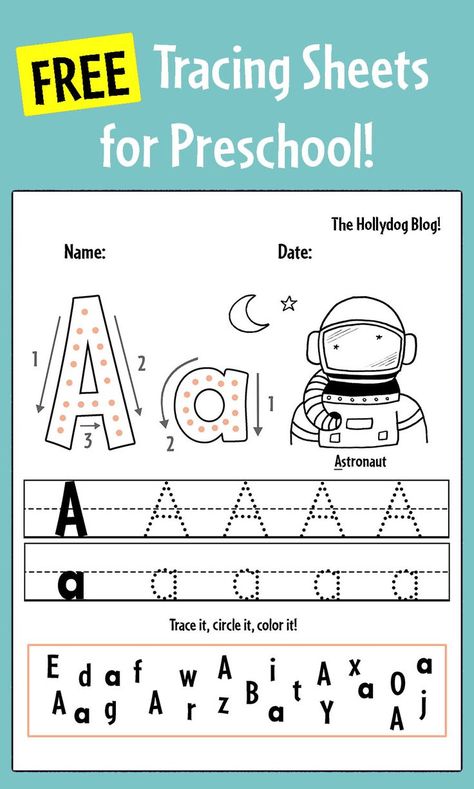 Check out these great Printable Worksheets for Preschool! These Letter A-Z Tracing Sheets are great for building fine motor skills! Letter Tracing Worksheets | Preschool Tracing Sheets | Alphabet Worksheets | Preschool Tracing Activities | Preschool Tracing Printables Traceable Letters, Tracing Letters Preschool, Preschool Worksheets Free Printables, Trace Letters, Free Printable Alphabet Worksheets, Tracing Worksheets Free, Letter Worksheets For Preschool, Printable Alphabet Worksheets, Preschool Tracing