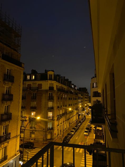 Paris Night Aesthetic, Paris Aesthetic Night, Paris Nightlife, Paris Balcony, France Aesthetic, Paris Vibes, Paris France Travel, Parisian Life, Paris Aesthetic