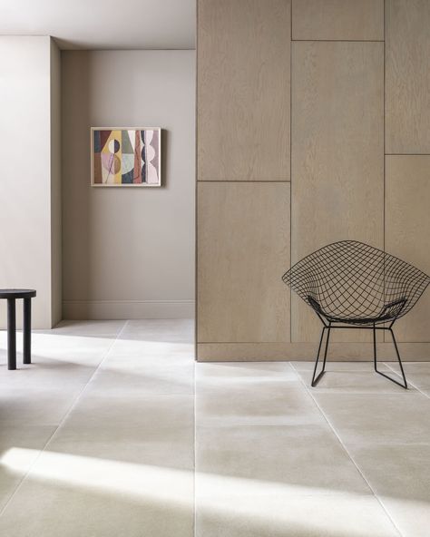 Porcelain Tiles | Mandarin Stone Stone Floor Entrance Hall, Japandi Flooring Tiles, Modern Living Room Tile Floor Ideas, Entrance Tiles, White Wash Oak Floor, Hallway Tiles, Beige Floor Tile, Porcelain Tile Floor, Hallway Tiles Floor