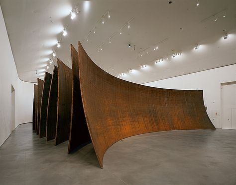 Richard Serra Collection Online Browse By Artist Richard Serra Guggenheim Museum Bilbao, Rodin Sculpture, Fish Gallery, Minimalist Artist, Sol Lewitt, Richard Serra, Weathering Steel, Public Sculpture, Renzo Piano