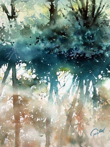 Hitesh Durgani (Posts tagged watercolor) Hitesh Durgani, Abstract Watercolor, Art Watercolor, Flower Painting, Watercolor Art, Close Up, Abstract Artwork, Paint, Saying Goodbye