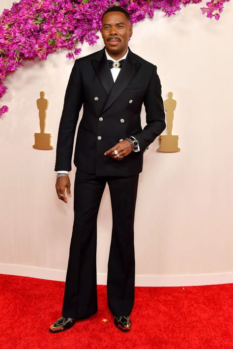 The Best Dressed Men at the 2024 Oscars: Colman Domingo and More | Us Weekly The Man From U.n.c.l.e. Fashion, Graduation Fits For Men, Coleman Domingo, Prom Mens, 2024 Oscars, Graduation Suit, Colman Domingo, Best Dressed Men, Prom Suits For Men