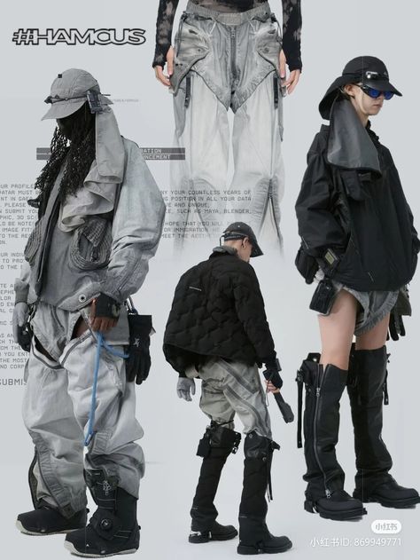 18th Century Modern Fashion, Futuristic Grunge Fashion, Dystopian Future Fashion, Futuristic Apocalypse Fashion, Hamcus Fashion, Mecha Y2k, Futuristic Cyberpunk Fashion, Futuristic Fits, Cyberpunk Fashion Futuristic