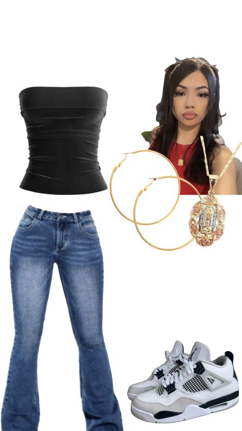 𝐋𝐚𝐭𝐢𝐧𝐚 𝐬𝐜𝐡𝐨𝐨𝐥 𝐟𝐢𝐭❤️ Latina Girl Outfits For School, Summer Fits Latina, Outfit Inspo For School Latina, Latina Bitmoji Outfits, Baddie Latina Outfits For School, Outfit Ideas For School Latina, Latina Clothes Style, 90s Latina Fashion Outfit, Latina Fits For School