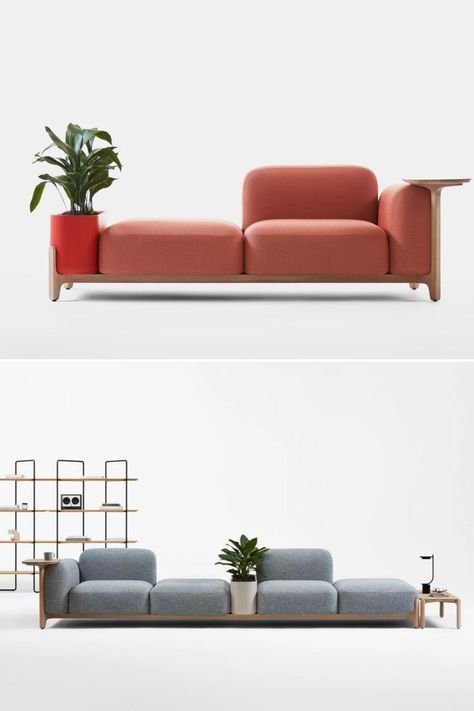 Benjamin Hubert Designs Two New Modular Sofa Systems for Prostoria Modern Sofa Designs, House Furniture Design, Modular Furniture, Coworking Space, Apartment Design, The Taste, Modern Sofa, Modular Sofa, Sofa Design