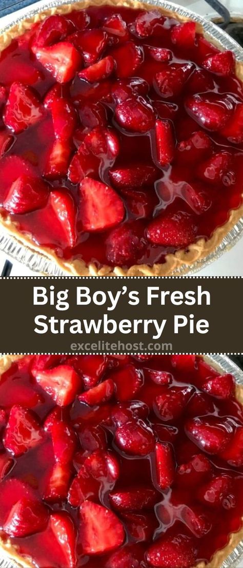 If you are lucky, you live in a part Big Boy Strawberry Pie Recipe, Strawberry Pie Recipe, Mini Chicken Pot Pies, Beef Tips And Gravy, Fresh Strawberry Pie, Strawberry Pie Filling, Pie Filling Recipes, Baked Pie Crust, Strawberry Dessert Recipes