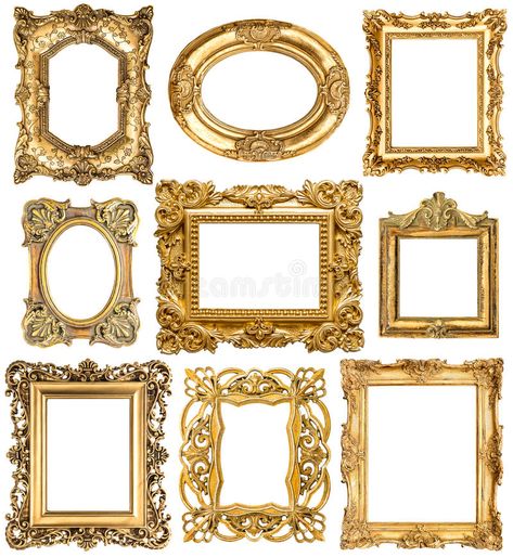 Antique Photo Frames, Printable Frames, Antique Picture Frames, Vintage Photo Frames, Miniature Printables, Antique Pictures, Vintage Picture Frames, Interior Designing, Vintage Objects