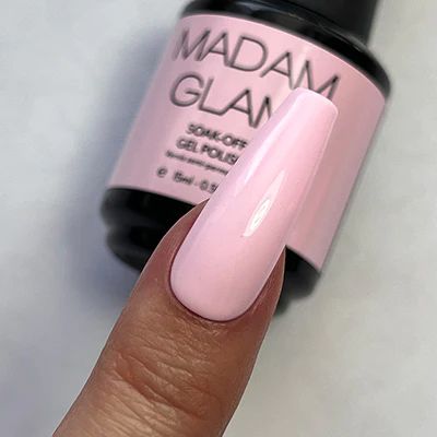 Madam Glam Gel Polish, Glam House, Madam Glam, Gel Polish Colors, Glam Nails, Soak Off Gel, Light Purple, Gel Polish, Pastel