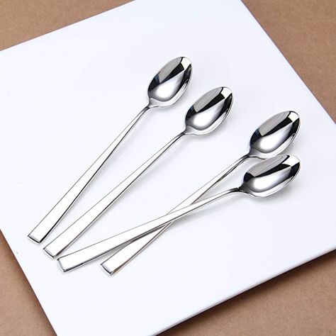 Aesthetic Spoon, Spoon Aesthetic, Cafe Essentials, Kitchen Minimalist, Tea Cocktail, Kitchen Spoons, Kitchen Spoon, Coffee Nook, Tea Spoons