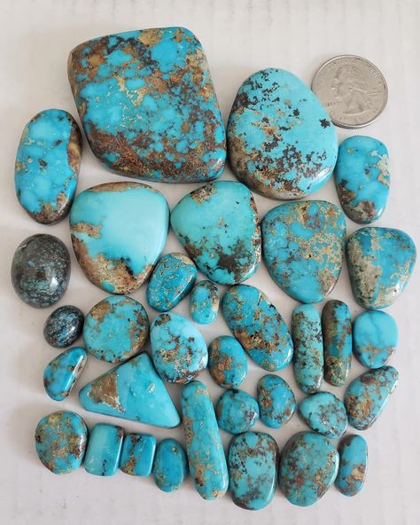 Natural Persian turquoise. Dayton Simmons collection. Gem And The Holograms, Real Turquoise Jewelry, Rocks And Fossils, Earth Gift, Persian Turquoise, Turquoise Jewelry Native American, Raw Minerals, American Indian Jewelry, Real Turquoise