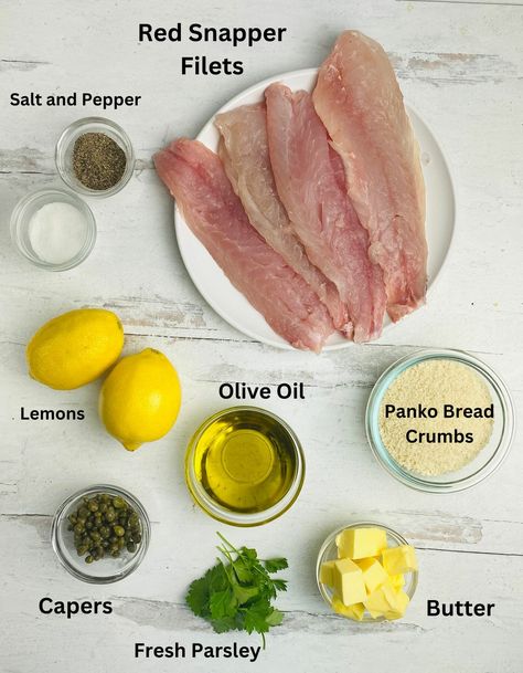 This quick and easy recipe for pan seared red snapper with lemon butter sauce uses just a few ingredients to let the seafood flavors shine through! Pan Seared Snapper Fillet, Red Snapper Recipes Pan Seared, Grilled Red Snapper Filet Recipes, Best Red Snapper Recipes, Pan Seared Snapper Fish Recipes, Pan Seared Red Snapper Recipes, Pan Seared Fish Recipes, Red Fish Recipes, Red Snapper Filet Recipes