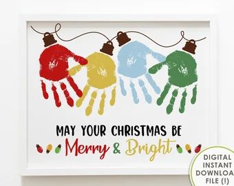 This item is unavailable | Etsy Mistletoes Printable, Mistletoes Footprint, Globe Printable, Christmas Handprint Art, Craft Toddler, Print Crafts, Christmas Handprint Crafts, Christmas Handprint, Template Craft