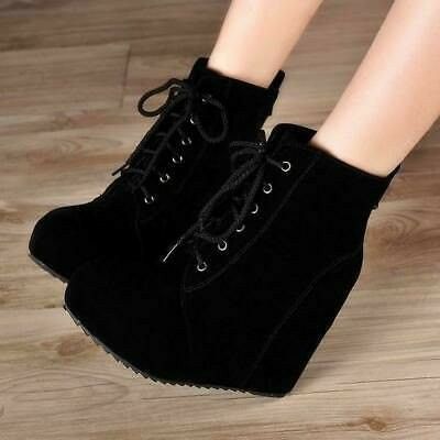 Goth Shoes, Cute Shoes Heels, Kawaii Shoes, Fancy Shoes, Wedge Ankle Boots, Girly Shoes, Shoes Heels Wedges, High Heel Boots Ankle, Fashion Heels