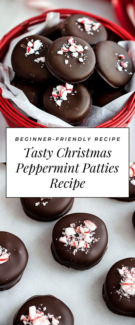 Image for Tasty Christmas Peppermint Patties Recipe York Peppermint Patty Recipes, Christmas Peppermint Patties, Mint Treats, Peppermint Patties Recipe, Peppermint Patty Recipe, Easy Christmas Candy Recipes, York Peppermint Patty, Christmas Peppermint, Peppermint Patty