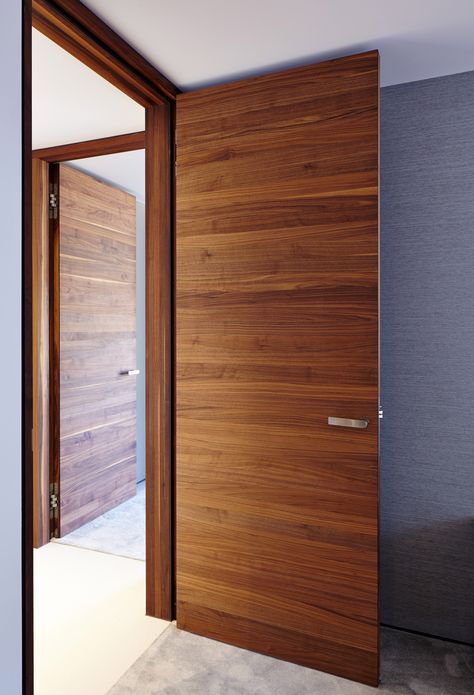 Stylish Apartment Decor, Modern Wood Doors, Flush Door Design, Contemporary Interior Doors, Internal Wooden Doors, Modern Exterior Doors, Wooden Front Door Design, Home Door Design, Door Design Images