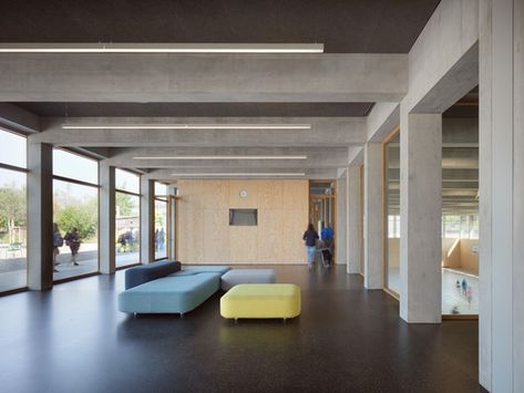 Gallery of Weiden Secondary School / Karamuk Kuo - 7 Karamuk Kuo, School Interiors, Indoor Tennis, Central Hall, Teachers Lounge, School Interior, School Yard, School Building, School Architecture