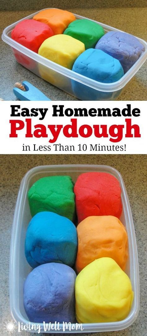 Easy Homemade Playdough, Best Homemade Playdough Recipe, Easy Homemade Playdough Recipe, Homemade Playdough Recipe, Camp Crafts, Silly Putty, Playdough Recipe, Homemade Playdough, Toddler Snacks